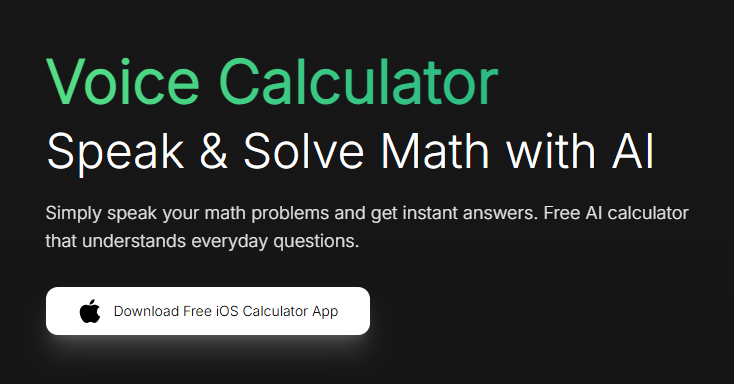 Voice Calculator