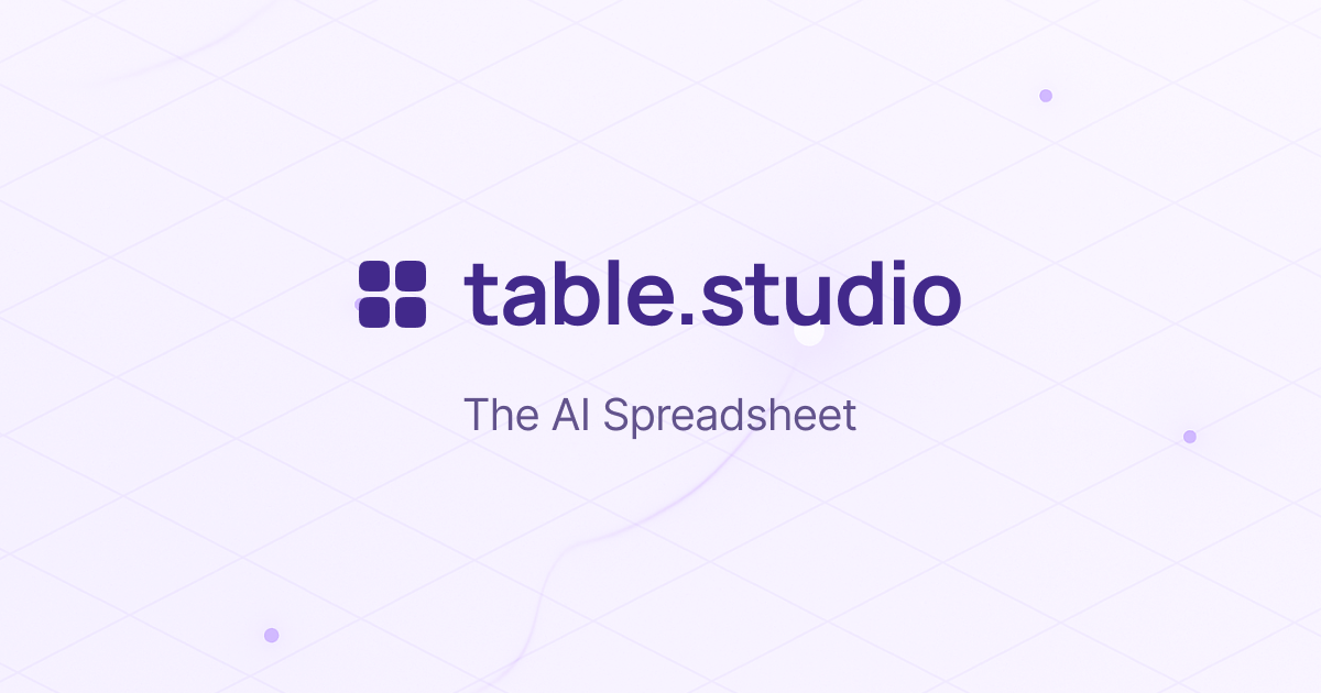 Table Studio