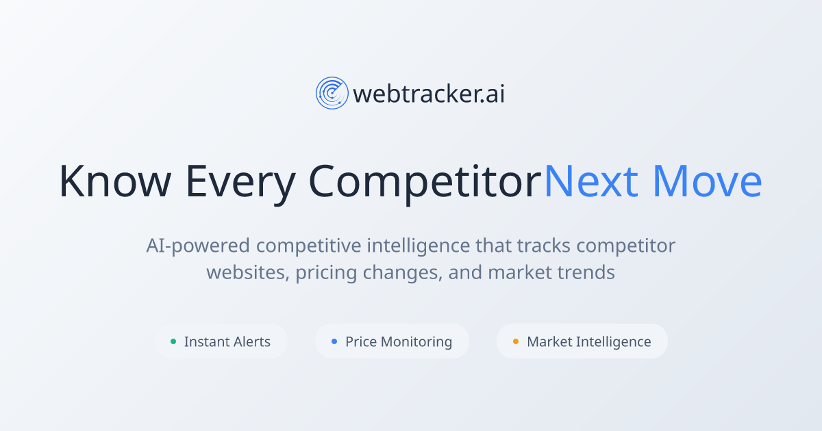 WebTracker AI